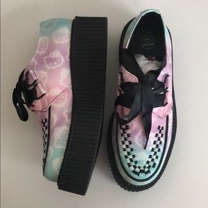 NWB☀️T.U.K Hello Kitty Ombre Mondo Creeper RARE